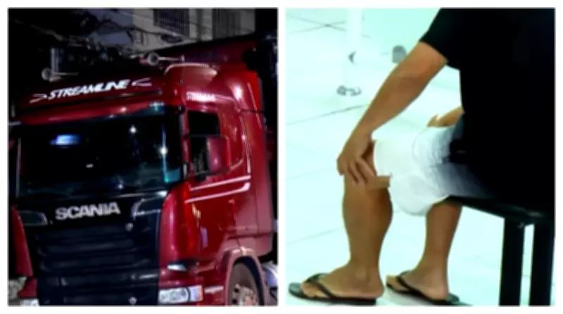 Motorista de caminhão mantido refém por assaltantes durante perseguição policial em SP