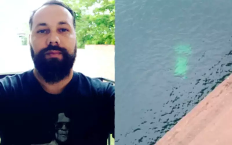 Motorista de Uberaba é encontrado morto após carro cair no Rio Grande em acidente na divisa SP/MG