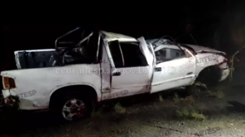 Motorista morre após capotar veículo na Rodovia SP-197 em Brotas