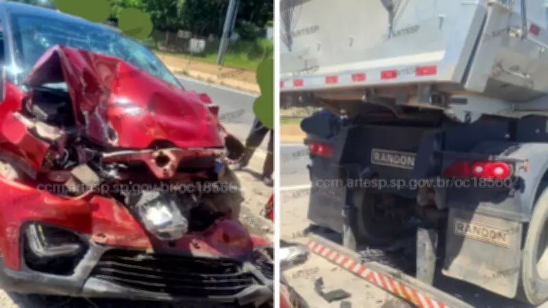 Motorista morre em colisão com carreta na SP-270 em Araçoiaba da Serra