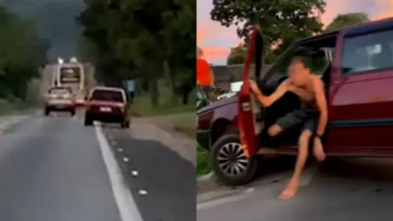 Motorista é preso por embriaguez após zigue-zague perigoso na BR-040 em João Pinheiro