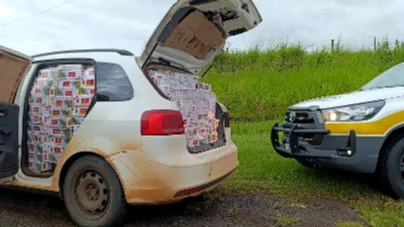 Motorista sem CNH preso com 19 mil maços de cigarros contrabandeados em Dracena