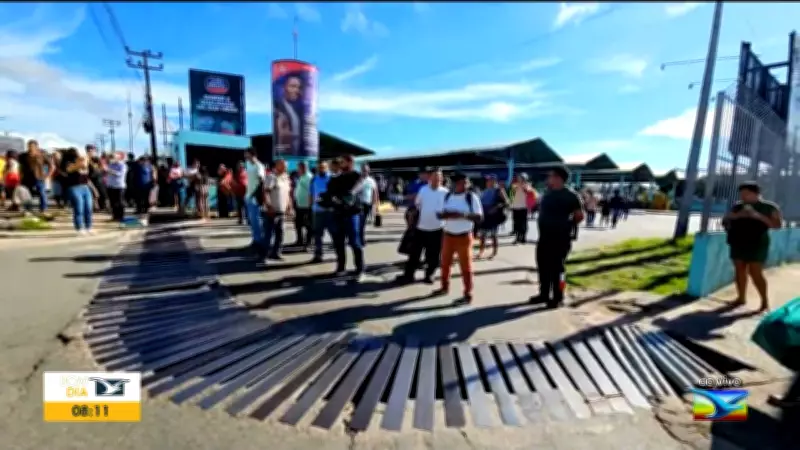 Motoristas demitidos bloqueiam Terminal da Cohab em São Luís em protesto por direitos trabalhistas