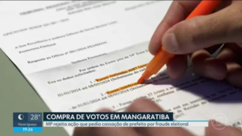MP rejeita ação que pedia cassação de prefeito de Mangaratiba por suposto esquema eleitoral