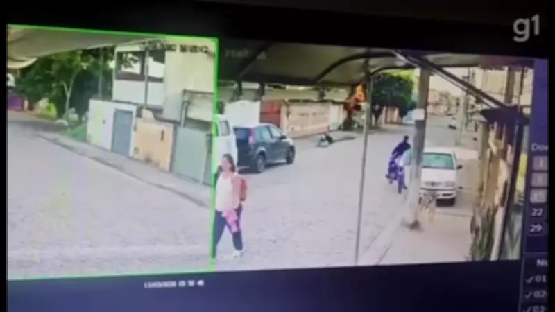 Mulher é assaltada ao caminhar em rua de Campos dos Goytacazes; vídeo mostra ação