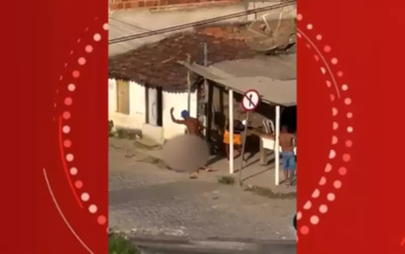 Mulher é brutalmente agredida por companheiro em via pública de Santo Antônio de Jesus