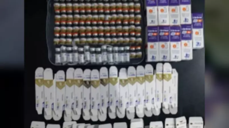 Mulher é detida com 80 ampolas de remédio para emagrecer em casa de passagem em SC