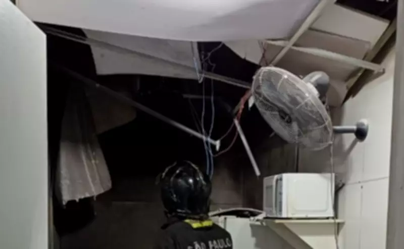 Mulher fica ferida após explosão por vazamento de gás em supermercado de Guaratinguetá