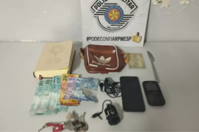 Mulher é presa por roubo após simular cãibras para fugir da polícia em Presidente Prudente