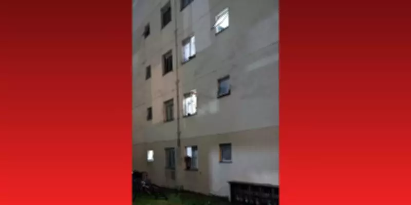 Mulher pula com filha do 2º andar para fugir de agressões do ex em Suzano