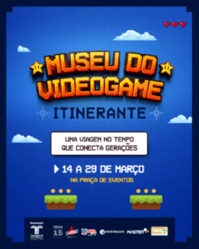 Museu do Videogame Itinerante retorna ao Taubaté Shopping com exposição interativa