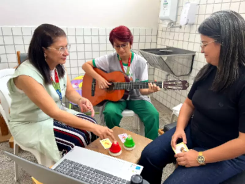 Musicoterapia no Ceir: treinamento qualifica atendimento a crianças com TEA e deficiência intelectual