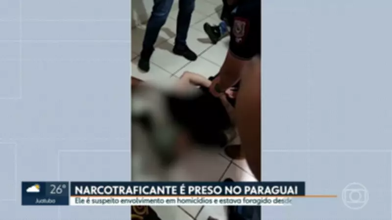 Narcotraficante foragido de Minas Gerais é preso no Paraguai em operação conjunta