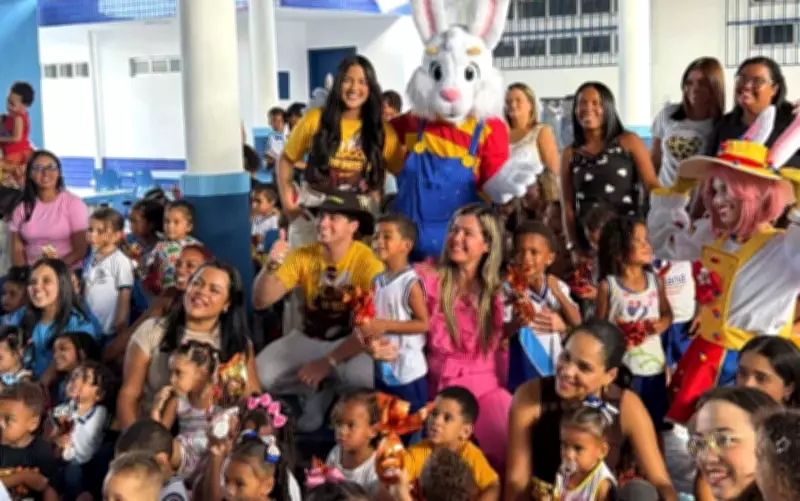 Natanzinho Lima leva alegria da Páscoa a 5 mil crianças em Sergipe com distribuição de ovos