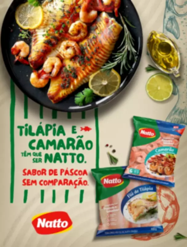 Natto patrocina Paixão de Cristo em Nova Jerusalém e destaca pescados na Páscoa