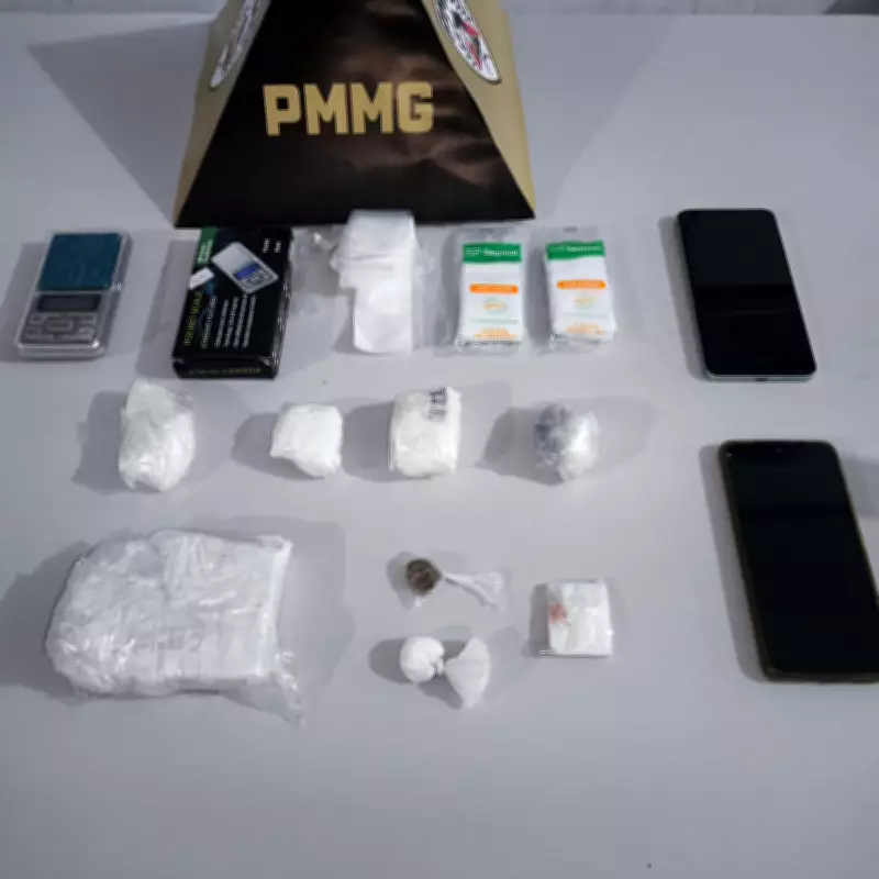 Nervosismo e mãos sujas de pó levam à prisão de suspeitos de tráfico em Salinas