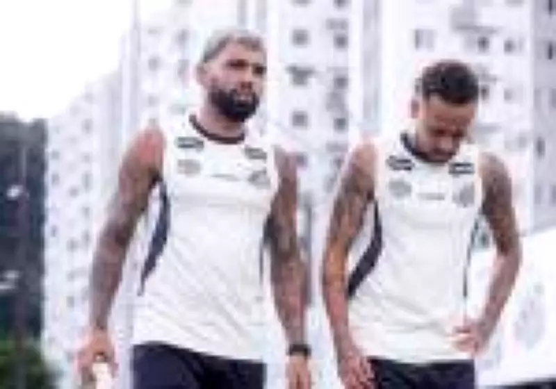 Neymar e Gabigol ironizam anulação de gol do Santos em empate com Cruzeiro