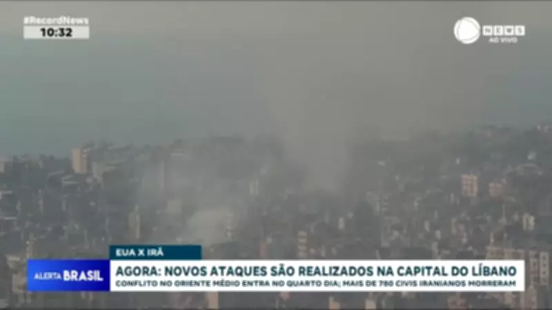 Novos ataques atingem Beirute enquanto conflito no Oriente Médio entra no quarto dia