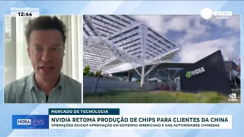 Nvidia retoma produção de chips para a China, mas depende de autorizações dos EUA e Pequim