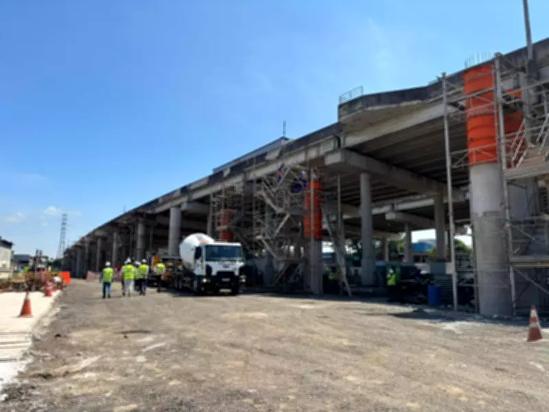 Obras do Complexo Viário do Alto Tietê interditam Avenida Brasil em Suzano e Poá