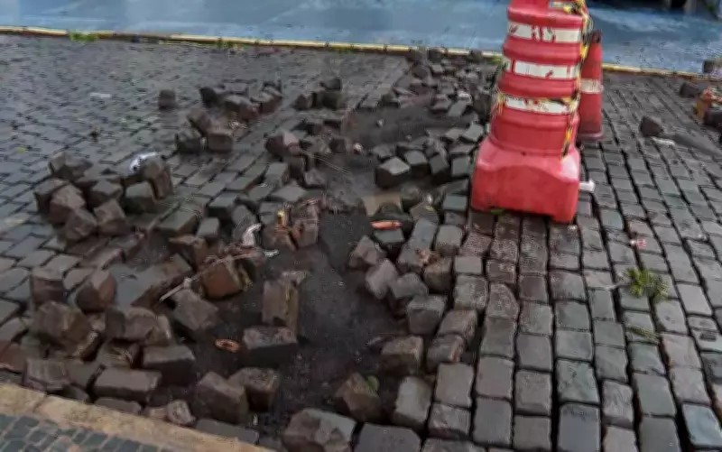 Obras milionárias em Ribeirão Preto precisam ser refeitas após problemas com paralelepípedos