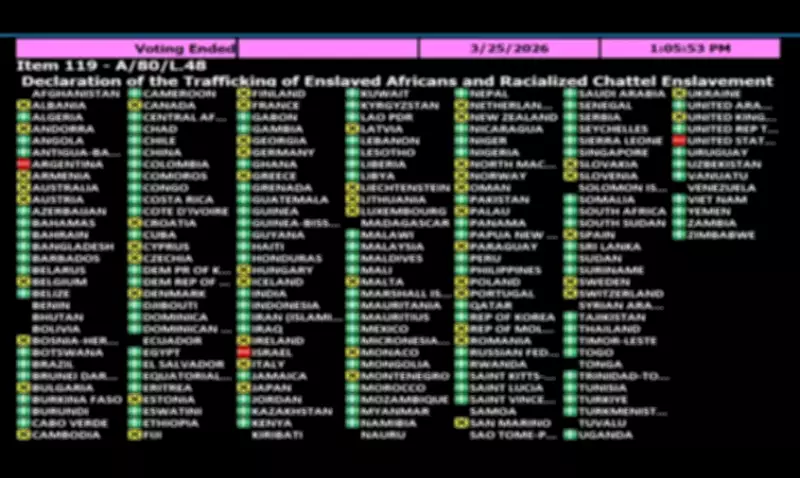 ONU aprova resolução que classifica tráfico de africanos como maior crime contra humanidade e exige reparações