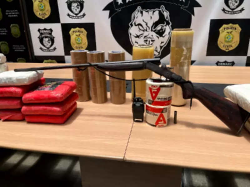 Operação da PC-AM desarticula núcleo de facção e apreende 50 kg de drogas na Amazônia