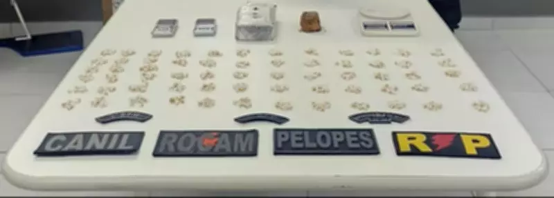 Operação da PM apreende mais de 1kg de crack no Sertão de Alagoas após fuga de suspeitos