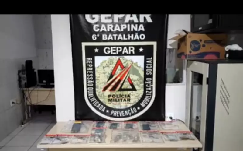 Operação da PM prende dois homens e apreende adolescente por tráfico em Governador Valadares