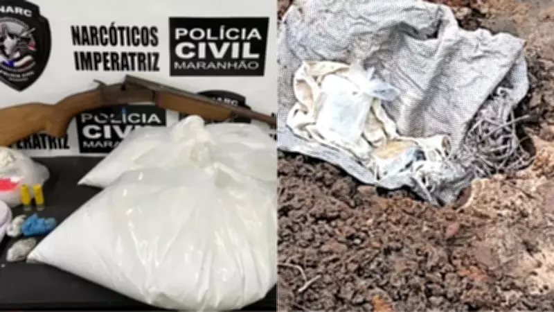 Operação da Polícia Civil apreende 24 kg de drogas e arma, prende dois por tráfico em Imperatriz