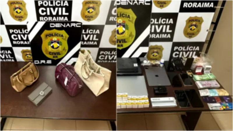 Operação da Polícia Civil apreende objetos de luxo e medicamentos em Roraima