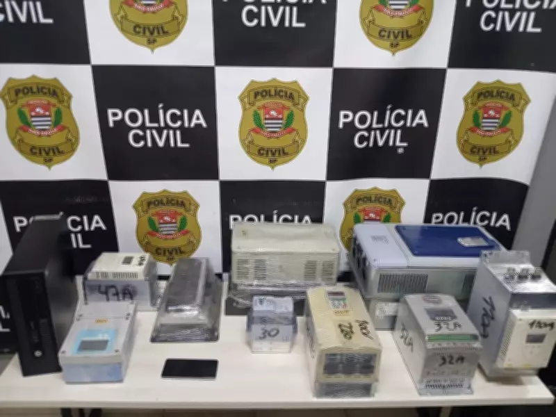 Operação da Polícia Civil mira quadrilha que causou prejuízo de R$ 500 mil com furtos no Semae em Rio Preto