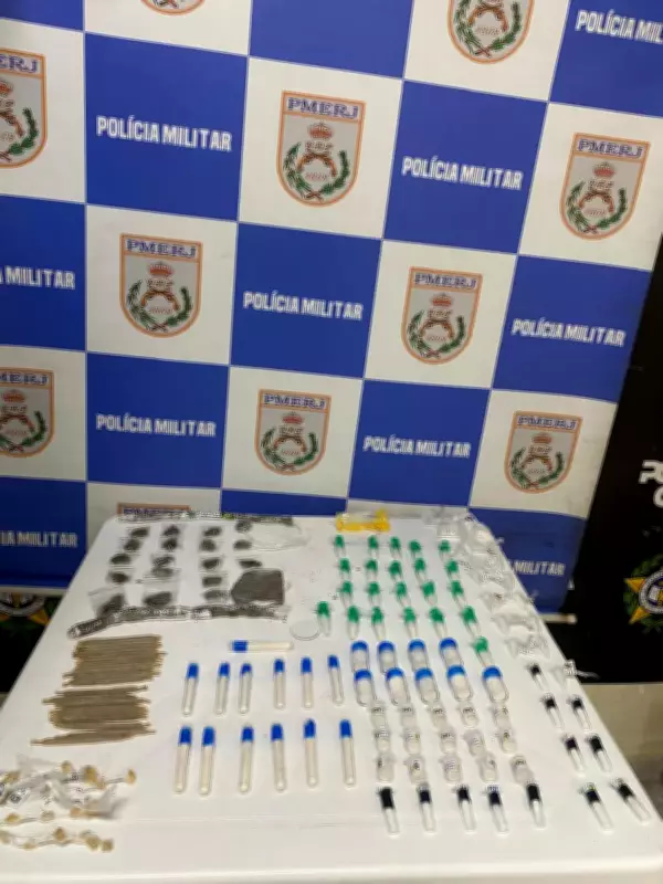 Operação policial apreende grande quantidade de drogas em Barra Mansa, no Rio de Janeiro