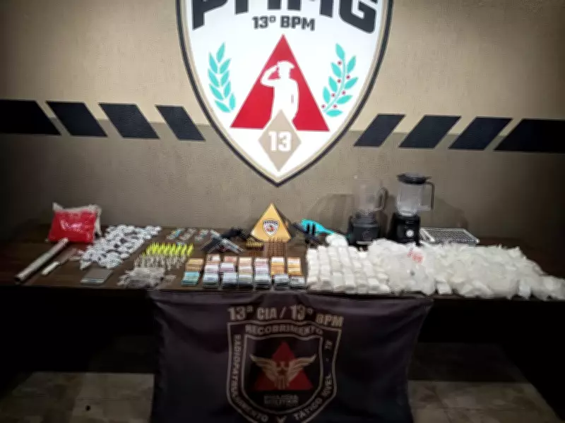 Operação policial em BH prende dois suspeitos de tráfico com armas e drogas