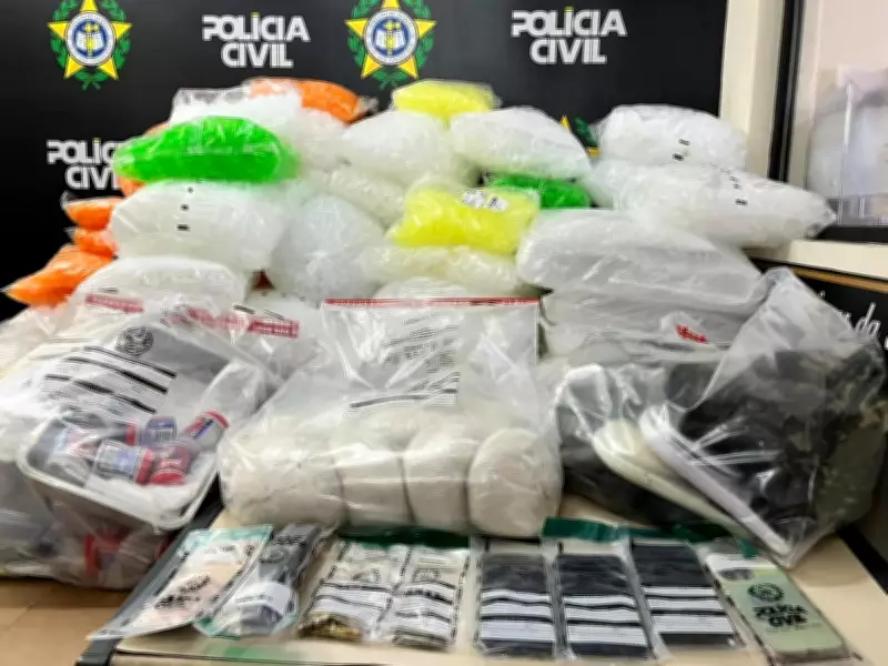 Operação policial prende sete suspeitos de tráfico de drogas em Volta Redonda