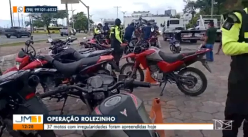 Operação 'Rolezinho' apreende 37 motos irregulares em São Luís após cinco anos de ações