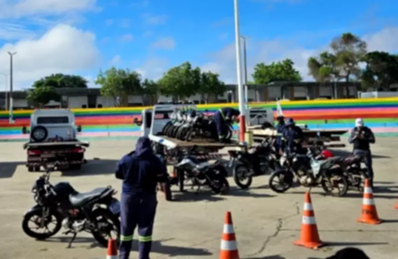 Operação 'Rolezinho' apreende 41 motocicletas irregulares com indícios de crimes em Paço do Lumiar
