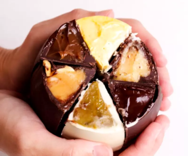 Ovo de Páscoa Fatiado com Seis Sabores Vira Tendência 'Instagramável' em Confeitarias