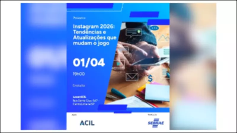 Palestra gratuita na ACIL ensina estratégias do Instagram para 2026