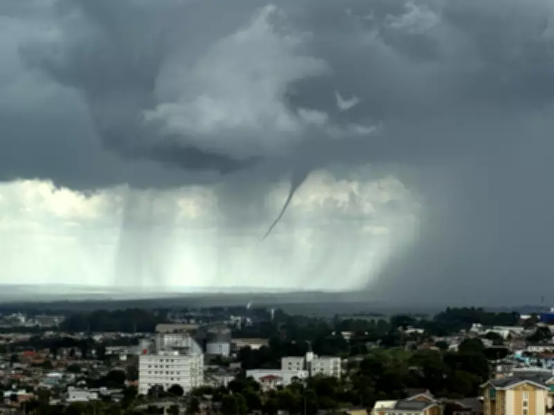 Paraná em alerta: tempestades com granizo e ventos de 60 km/h ameaçam 115 cidades