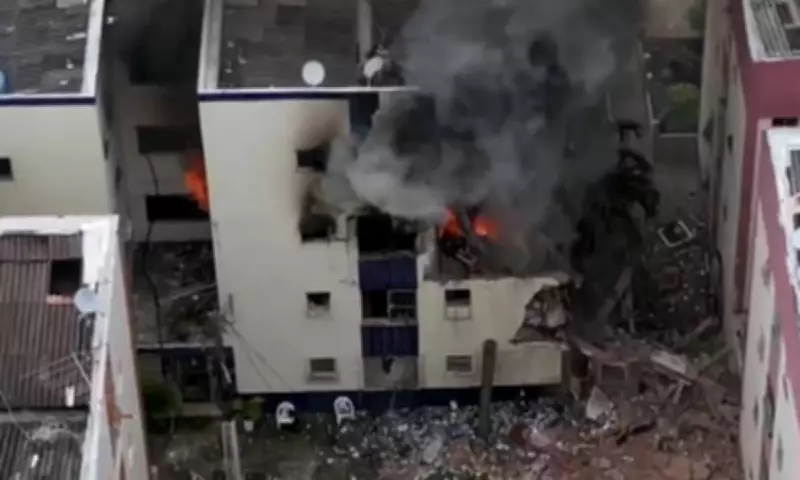Parecer técnico determina demolição parcial de prédio após incêndio por explosão de gás em Salvador