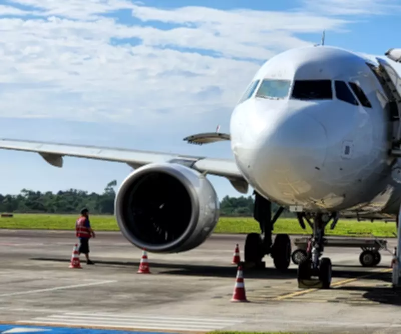 Passageira grava momento em que piloto anuncia colisão com pássaro antes de decolagem em SC