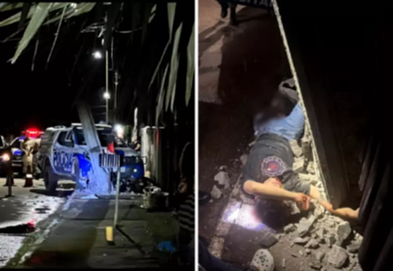 Perseguição da PM termina com jovem atropelado e gravemente ferido em Alvorada, TO