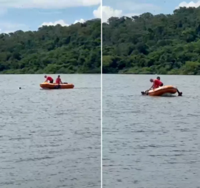 Pescadores do ES são resgatados após quase se afogarem em lagoa de Maricá