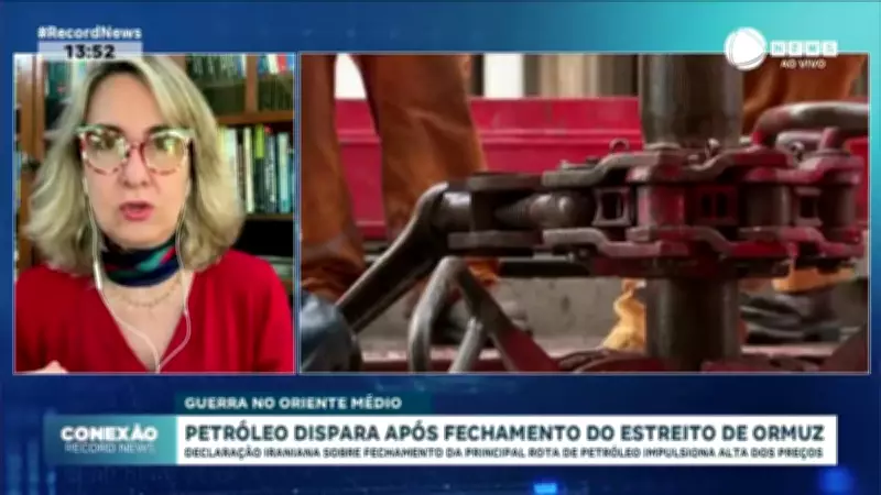 Petróleo dispara após Irã anunciar fechamento do Estreito de Ormuz