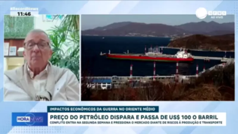 Petróleo ultrapassa US$ 100 o barril com guerra no Oriente Médio em alta