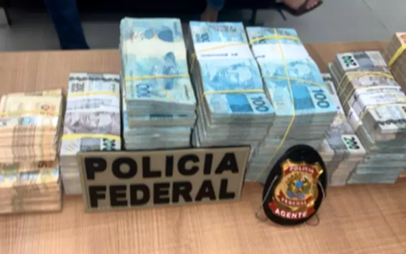 PF apreende R$ 719 mil em espécie em Itabaiana sob suspeita de desvio de recursos públicos