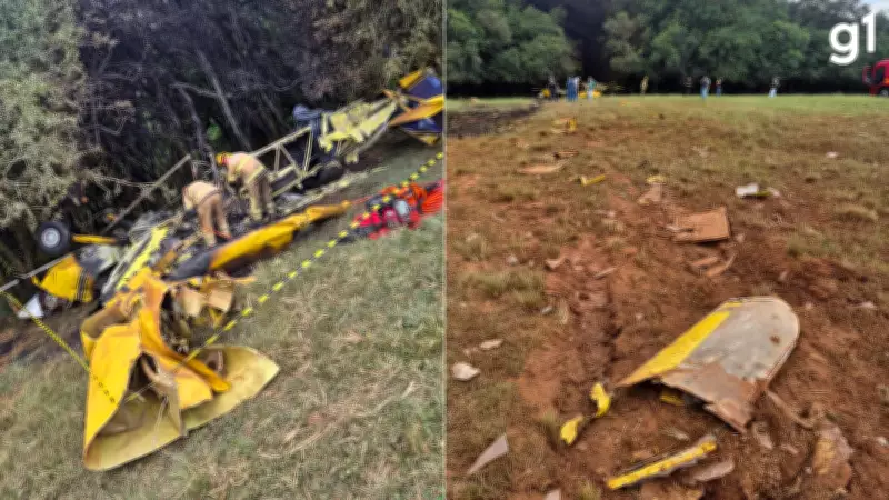 Piloto de 38 anos morre em queda de avião agrícola entre Cruz Alta e Ibirubá no RS