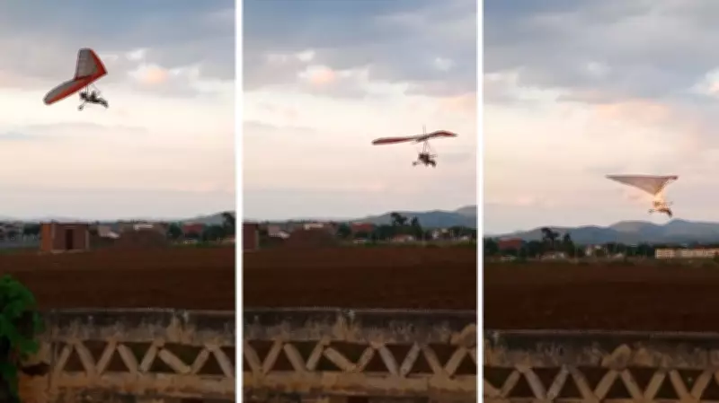 Piloto de ultraleve atinge fios de energia durante pouso em Riacho das Almas