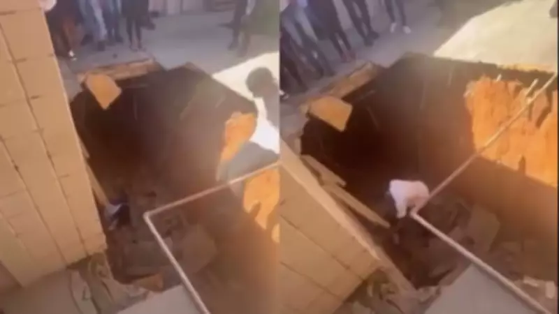 Piso de escola estadual desaba e deixa estudante ferida no Cabo de Santo Agostinho